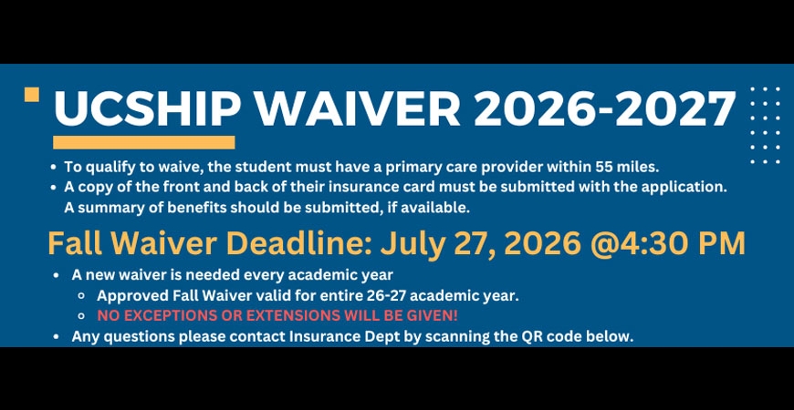 uc ship waiver